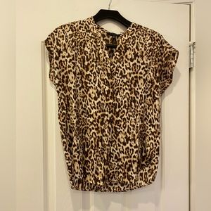 leopard print blouse